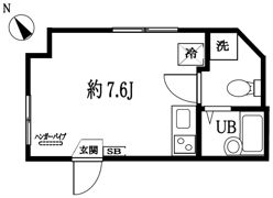 プルミエール ソル立川の間取り画像