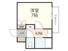 miraizu皆実の間取り画像