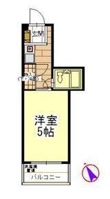 スカイコート横浜山手の間取り画像