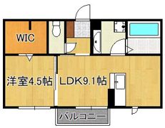 D-room本城 B棟の間取り画像