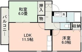 グランメール E棟の間取り画像