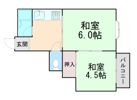 マンション長栄の間取り画像