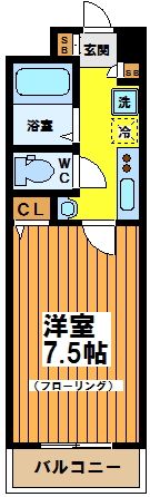 エテルノ明大前の間取り画像