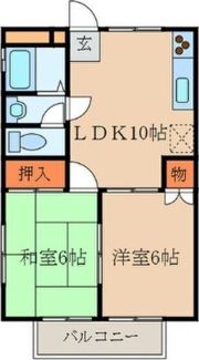 クレール新守Aの間取り画像