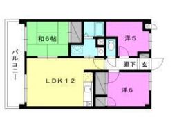メゾンフｵンテーヌの間取り画像