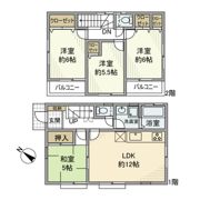 赤塚戸建の間取り画像