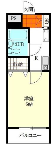 スカイコート成増の間取り画像