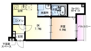 フジパレス瓢箪山Ⅱ番館の間取り画像