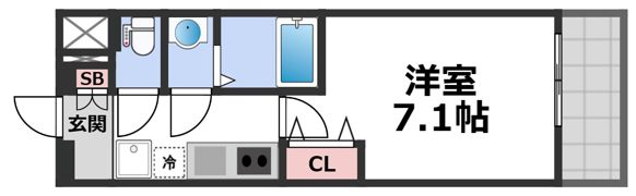 LIVIAZ OSAKA Veriteの間取り画像