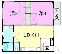 サザン南江戸の間取り画像