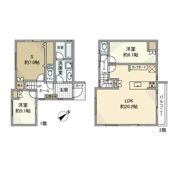 上馬戸建の間取り画像