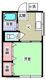深田台ハイツの間取り画像