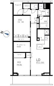 プラウド都立大学の間取り画像