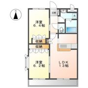 モデルナ江木の間取り画像