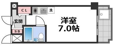 シャトー辰巳の間取り画像