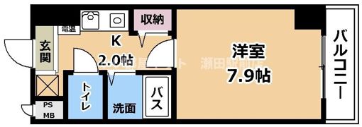 グランデ・ラーゴHOEI 1の間取り画像