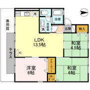 エクセレントサカウエ A棟の間取り画像