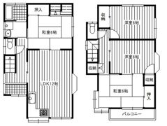 I貸家の間取り画像