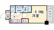 エスリード神戸兵庫駅アクアヴィラの間取り画像