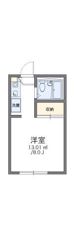 レオパレス中曽根Ⅰの間取り画像