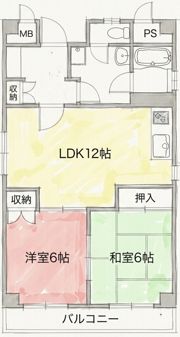 千里ピュア―ライフの間取り画像