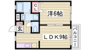 中山手ガーデンパレスD棟の間取り画像