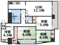 ジュネスニッコーの間取り画像