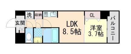 セラフィア神戸御影塚町の間取り画像