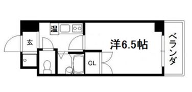 ユニバーシティ丸光Ⅱの間取り画像