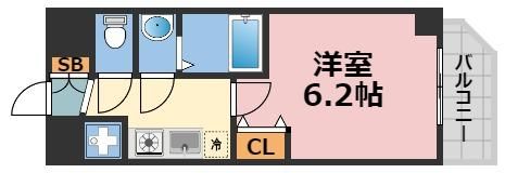 プレサンス北堀江の間取り画像