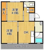 ビレッジハウス苅田3号棟の間取り画像