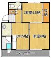 ビレッジハウス小倉南1号棟の間取り画像