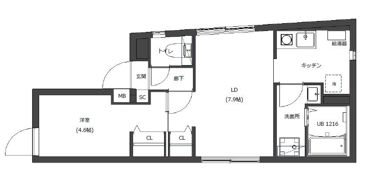 D-STYLE三ノ輪の間取り画像