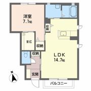カエデ A棟の間取り画像