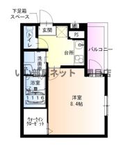 フジパレス津田駅前Ⅱ番館の間取り画像