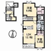 シャーメゾン神辺 A棟の間取り画像