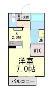 ビバス豊中の間取り画像