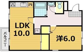 第44長栄ロイヤルコーポ瀬田の間取り画像