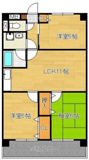 第4晴和ビルの間取り画像