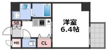 クレビオス難波EASTの間取り画像