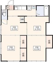 第一文化園アパートの間取り画像