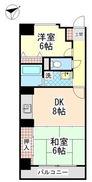 グレードタイム六甲の間取り画像