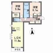 ブルーム津島福居の間取り画像