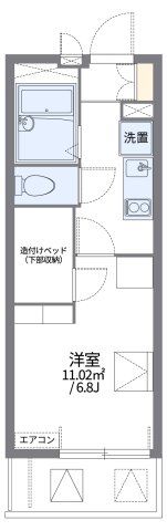レオパレスチャタローの間取り画像