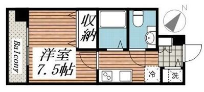メゾン・ド・ヴィレ渋谷の間取り画像