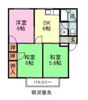 サンハイツの間取り画像