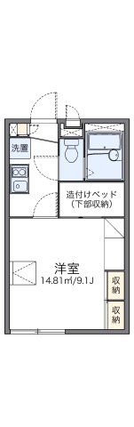 レオパレスひのの間取り画像