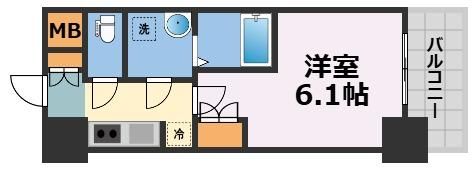 W-STYLE福島Ⅱwistariaの間取り画像