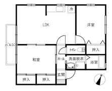 SUNセジュール3の間取り画像