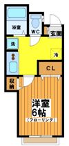 第二東コーポの間取り画像